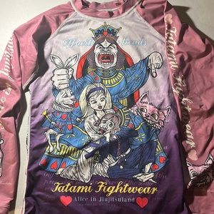 Martial Arts work out shirt Rash Guard kids large